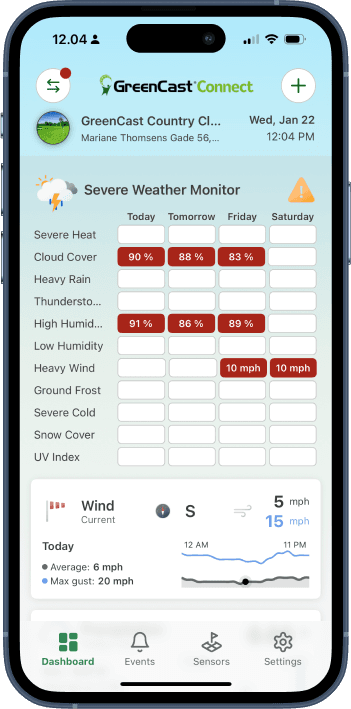 GreenCast Connect Mobile App Screenshot